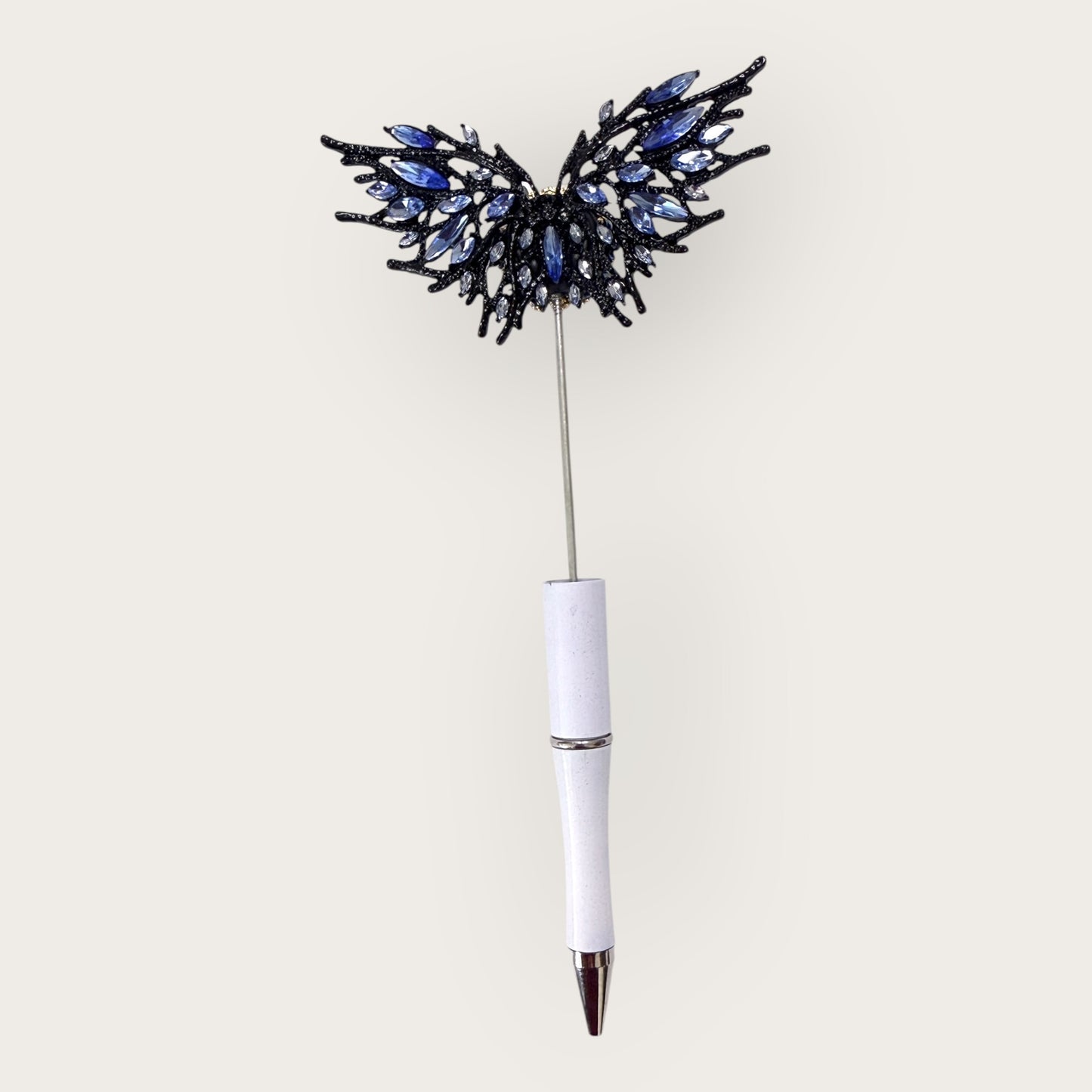 Butterfly Fancy Bead (Black/Blue)