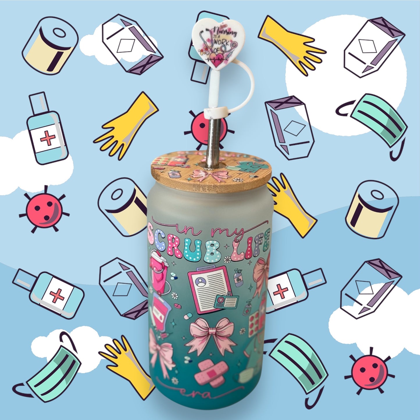 Nurse Glass Tumbler