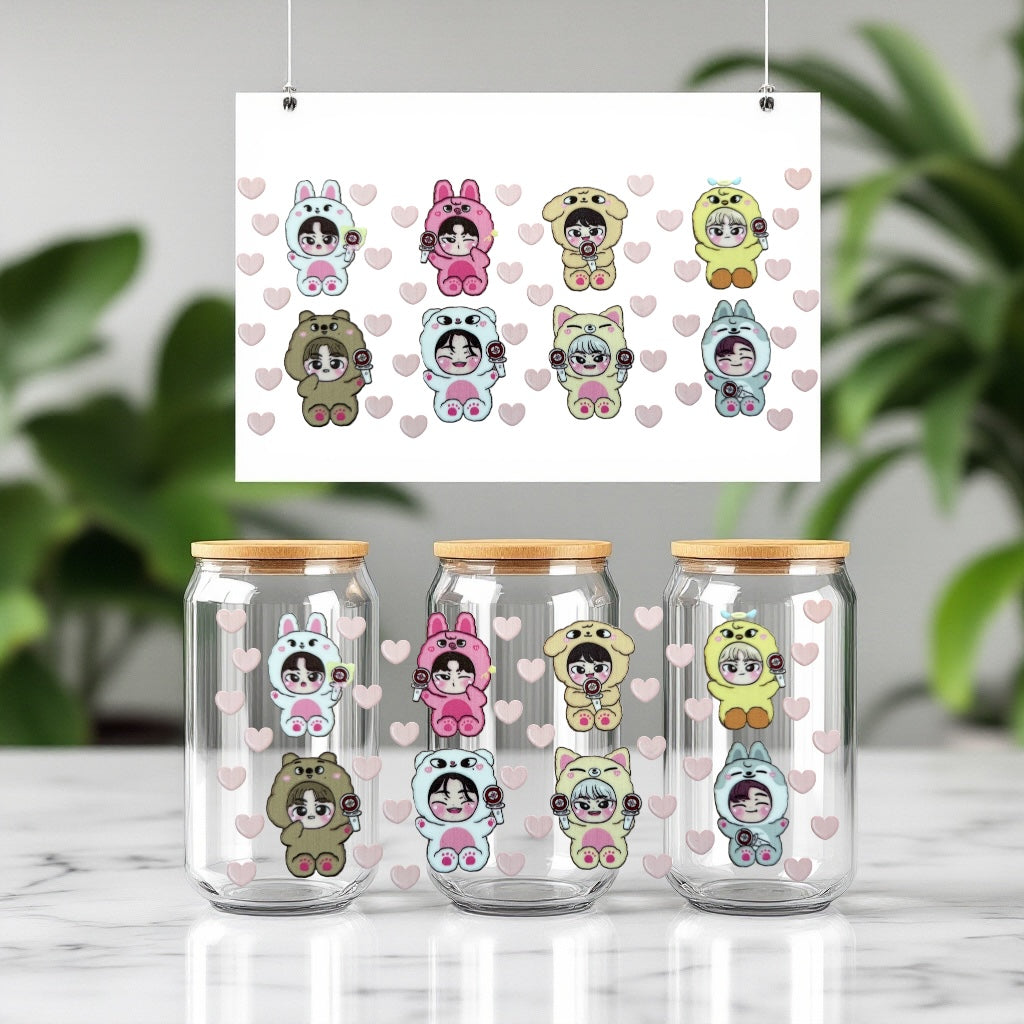 Kpop Stray Kids Cup Wraps