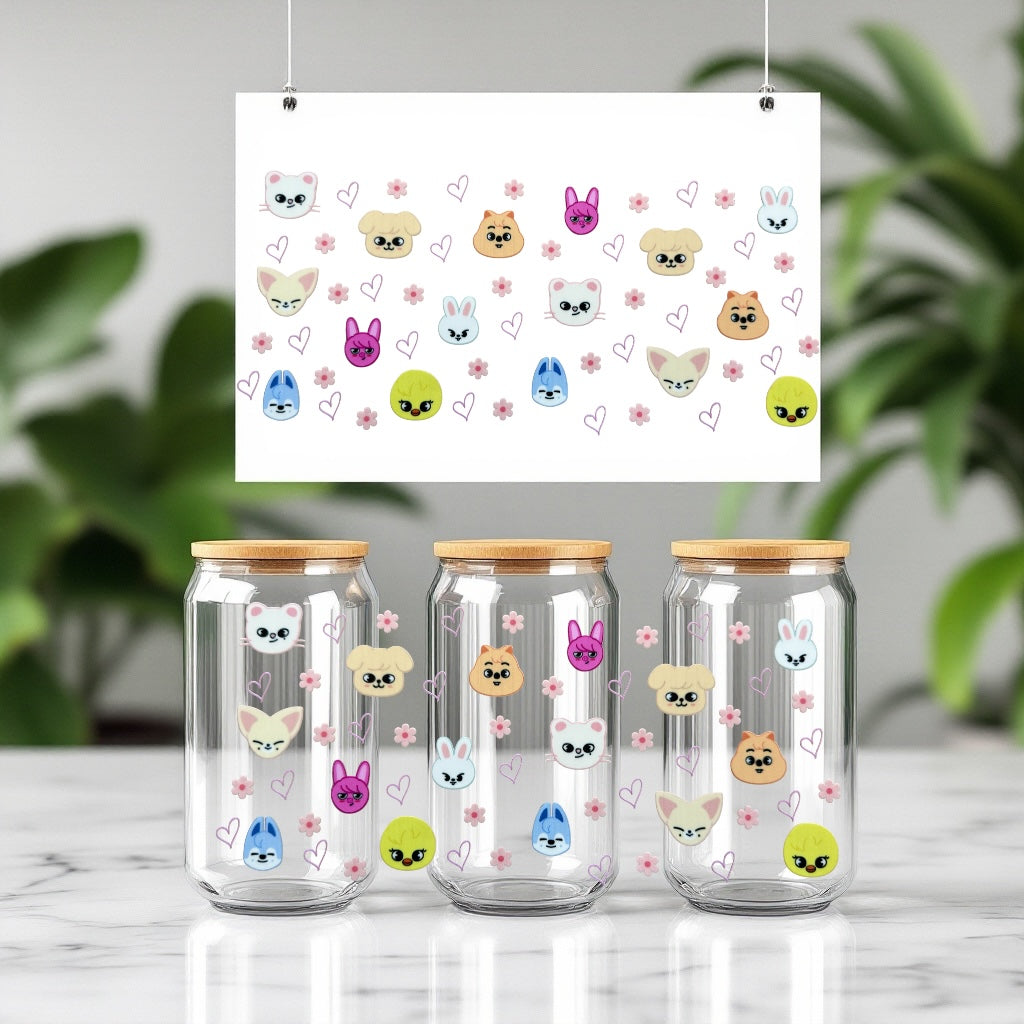 Kpop Stray Kids Cup Wraps