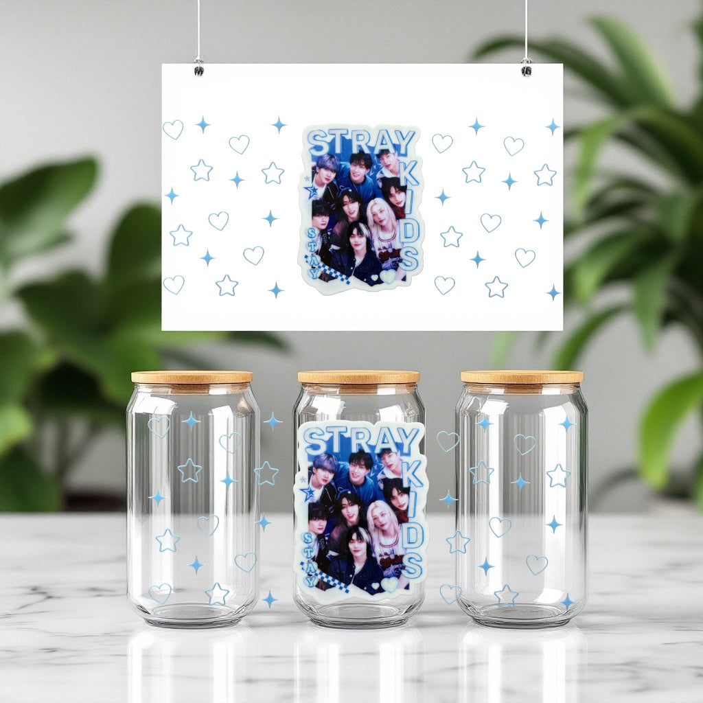 Kpop Stray Kids Cup Wraps