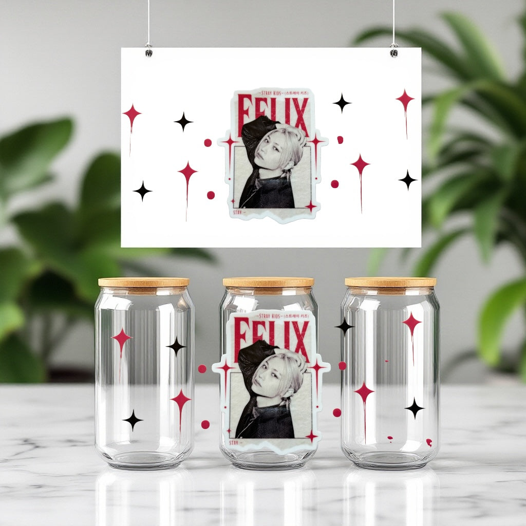Kpop Stray Kids Cup Wraps