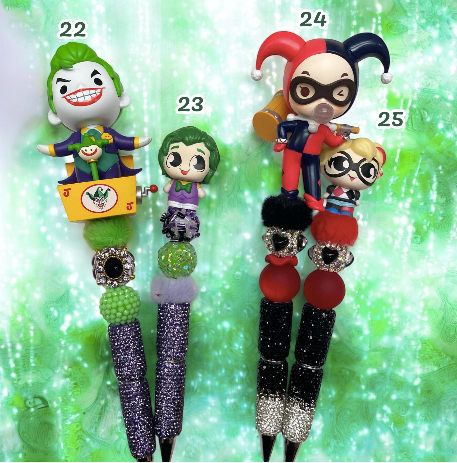 Superhero Pen, Character Pens, Hero Pens, Pens, Superhero Keychains