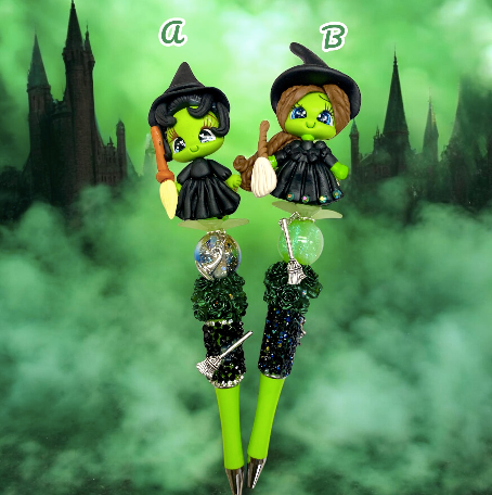 Wizard Pens, Dorothy Pen, Witch Pens, Clay Doll Pens