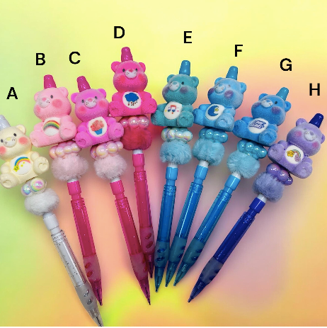 Bear Pens, Bear Pencils, Character Pen, Pen