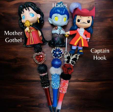 Villians Pens, Villians, Character Pens