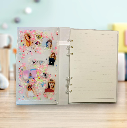 TSwift Shaker Notebook, Taylor, Swiftie Notebook