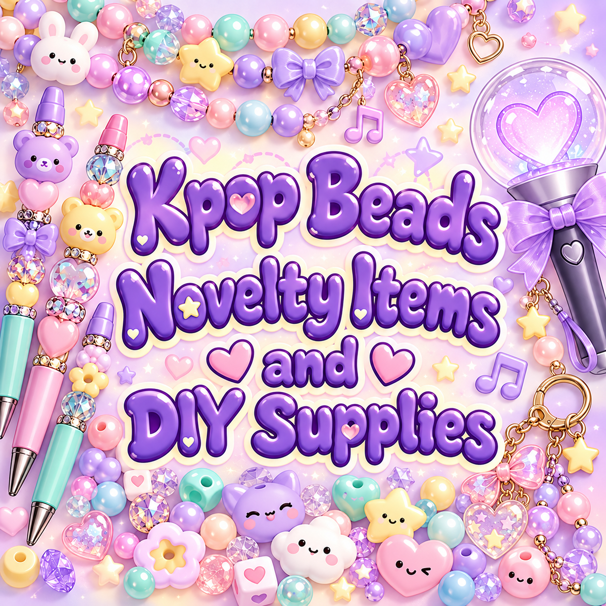 Kpop Beads, Novelty Items and DIY Supplies