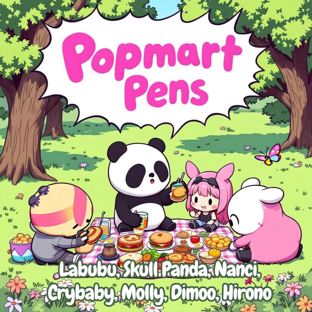 Labubu, Skull Panda, Nanci, Crybaby, Molly, Dimoo, Hirono, Popmart
