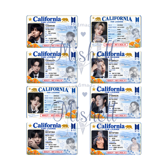 BTS Novelty Card - CA
