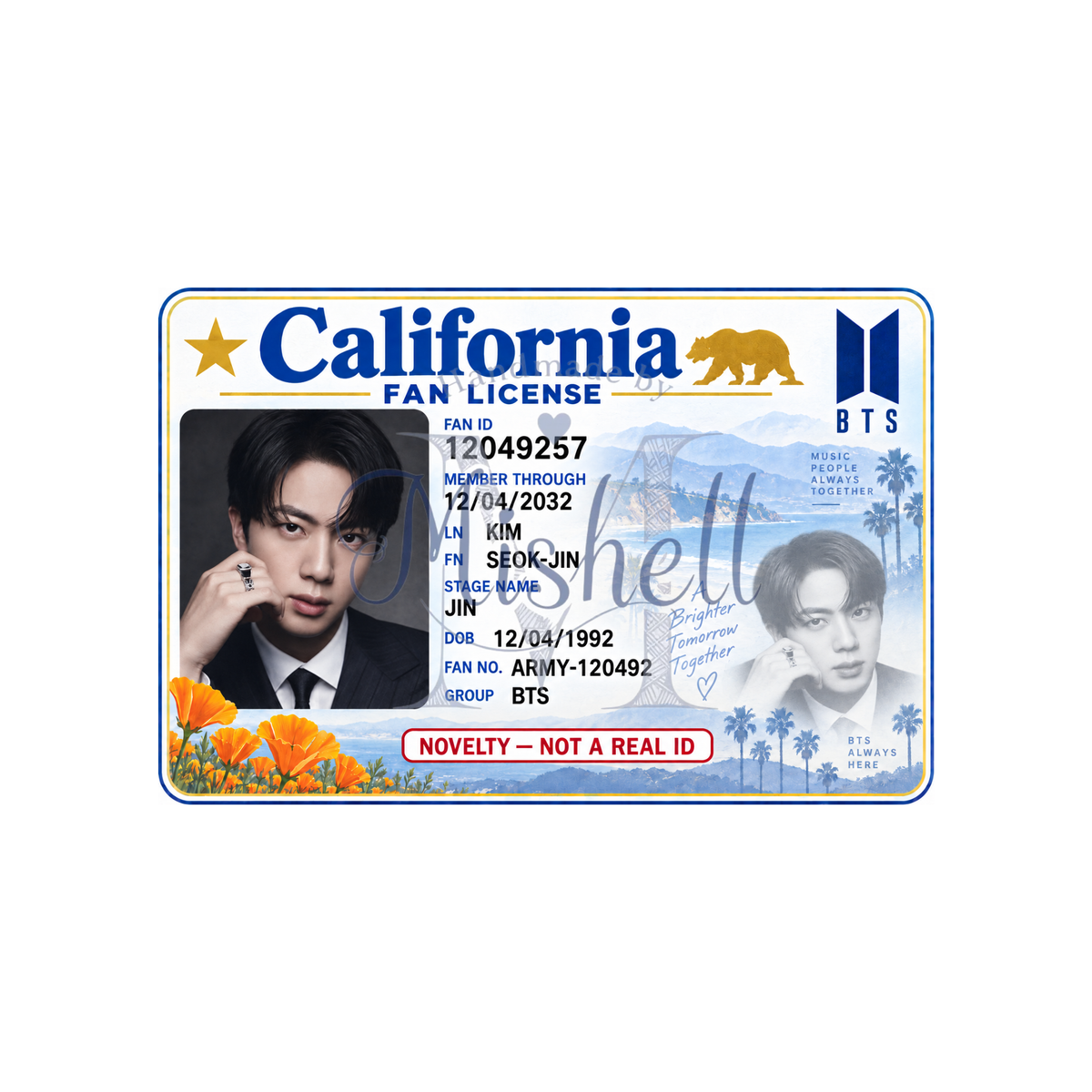 BTS Novelty Card - CA