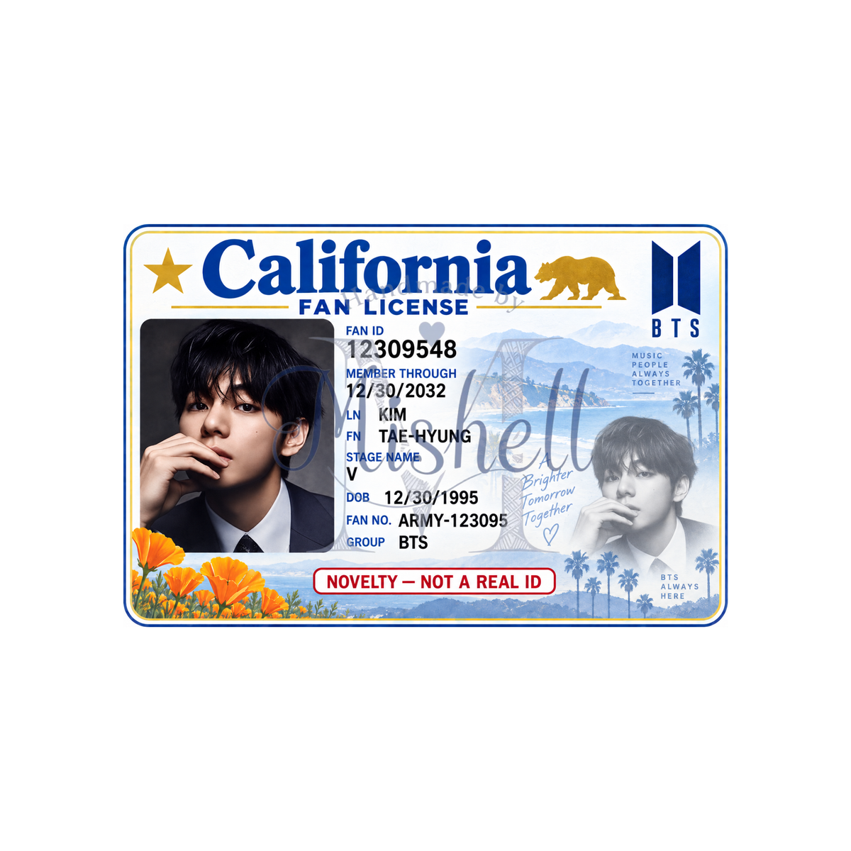 BTS Novelty Card - CA