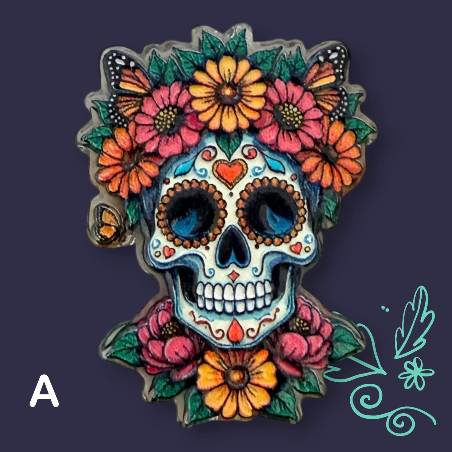 Skull Beads - Day of Dead