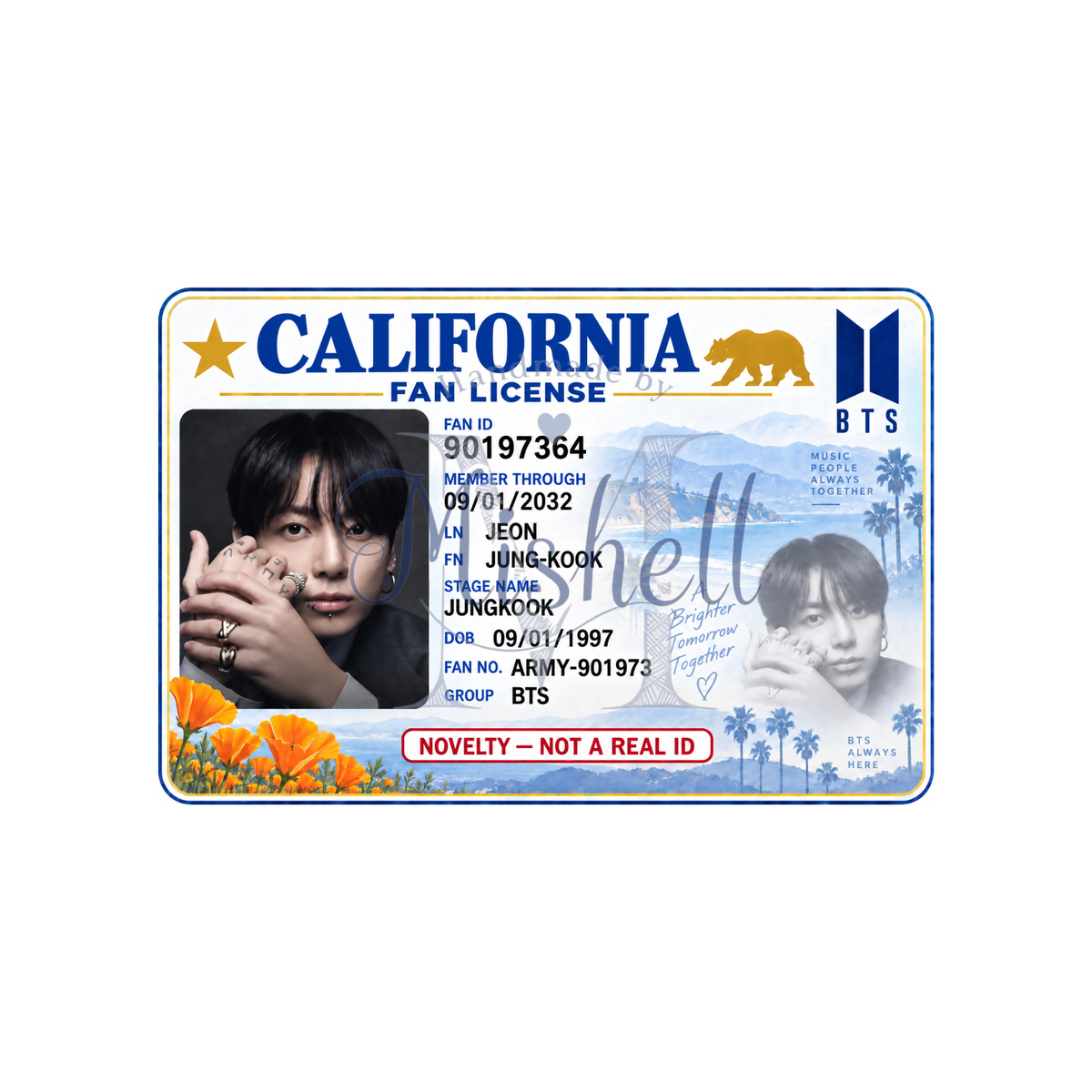 BTS Novelty Card - CA