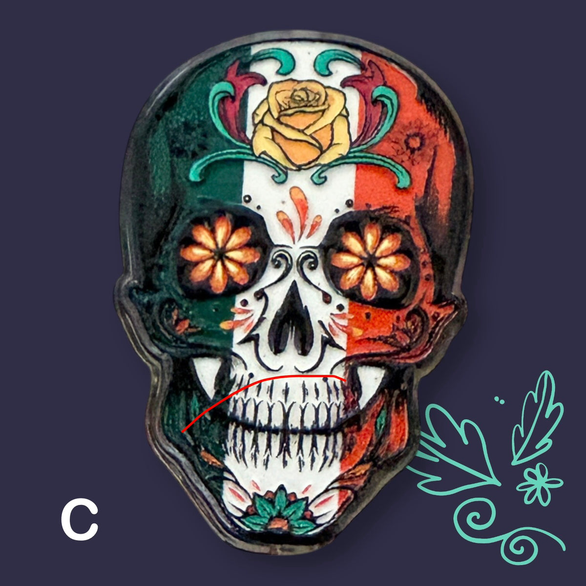 Skull Beads - Day of Dead