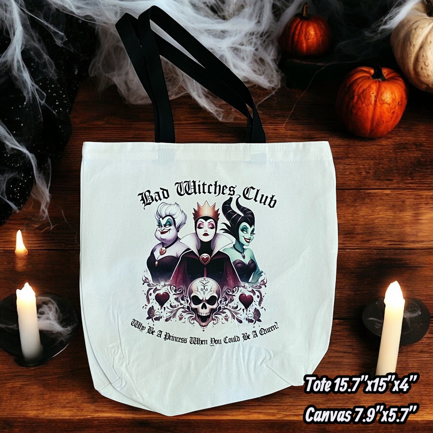 Princess Tote Bags, Villians Tote Bags Tote Bags, Tote Bags