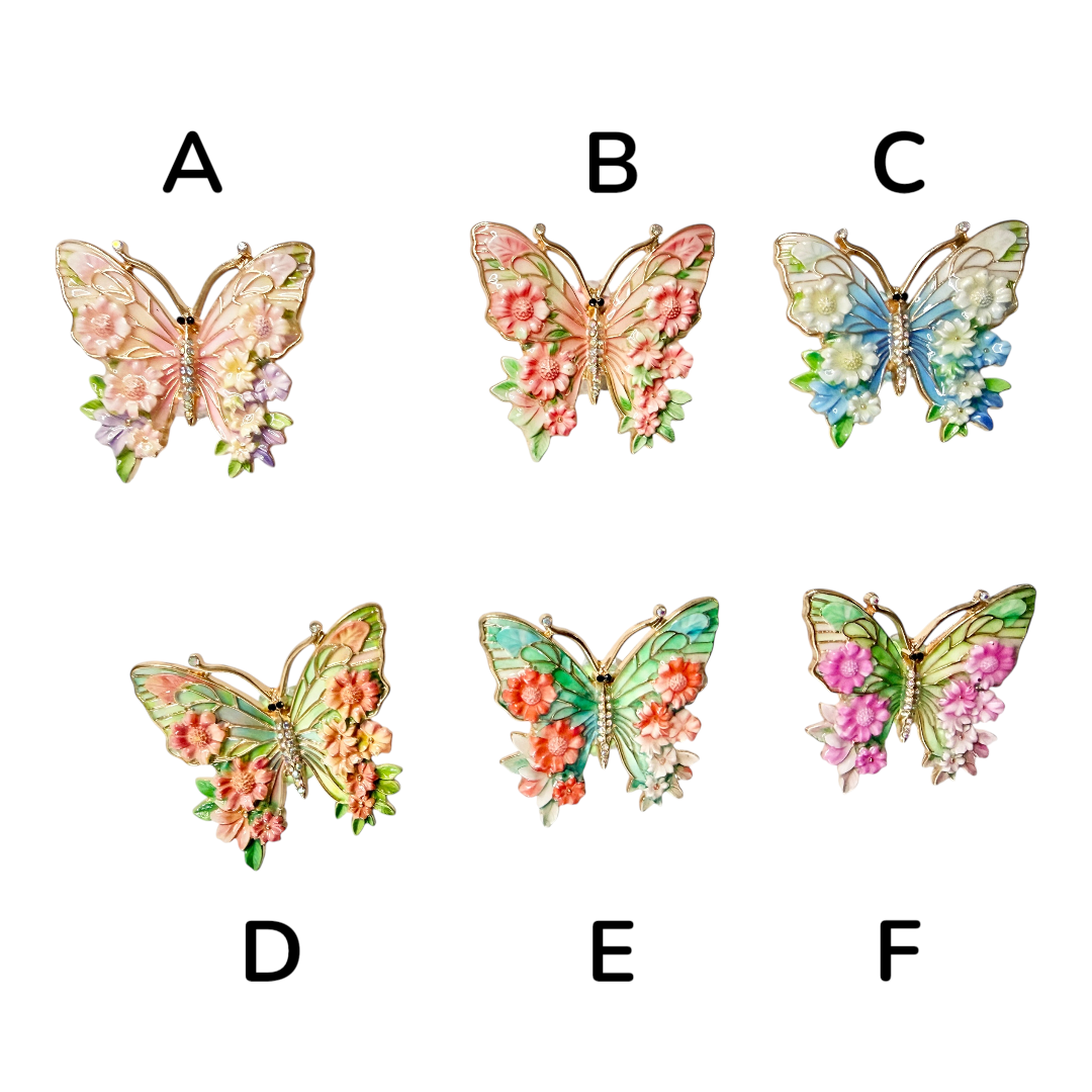 Butterfly Floral Fancy Bead