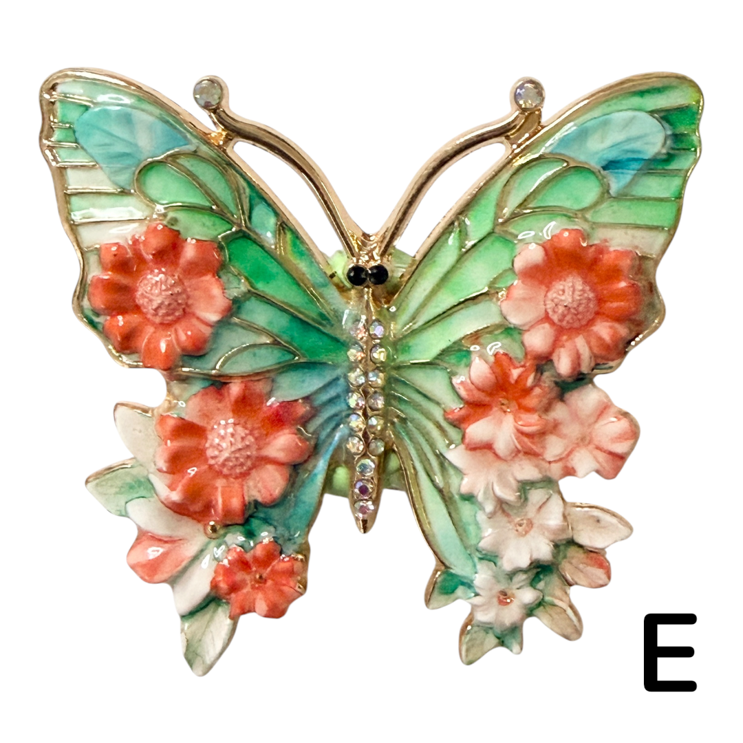 Butterfly Floral Fancy Bead