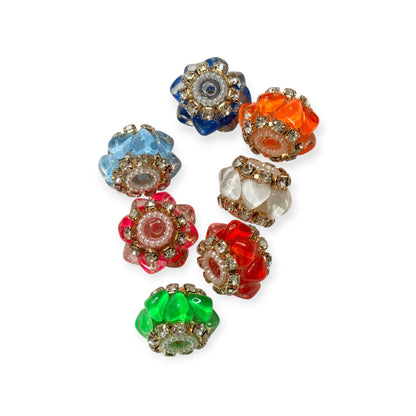 Fancy Round Beads - Heart (A)