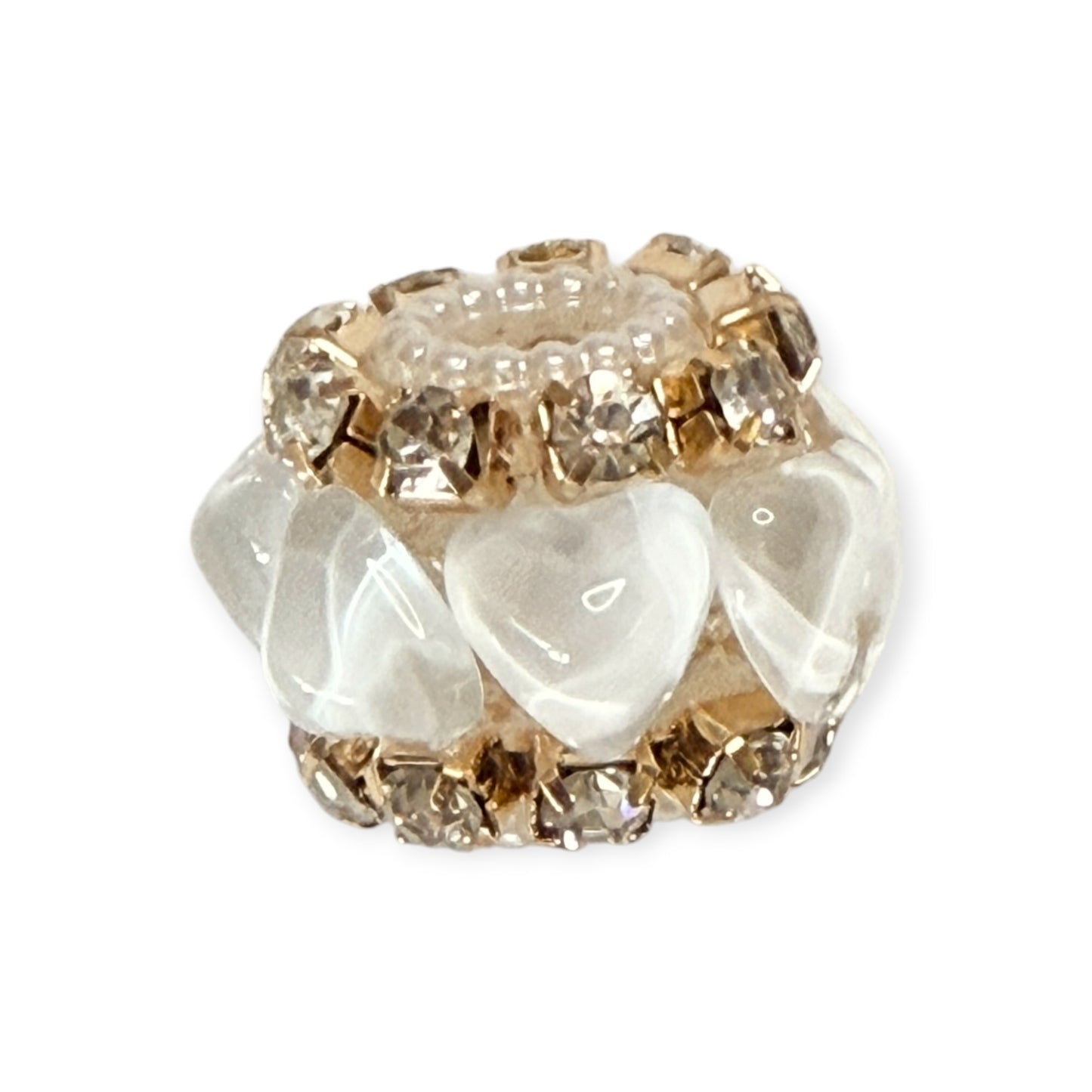 Fancy Round Beads - Heart (A)