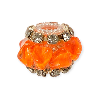 Fancy Round Beads - Heart (A)