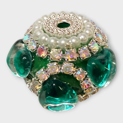 Fancy Round Beads - Heart (B)