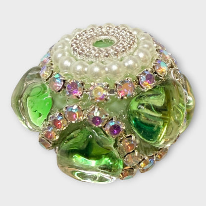 Fancy Round Beads - Heart (B)