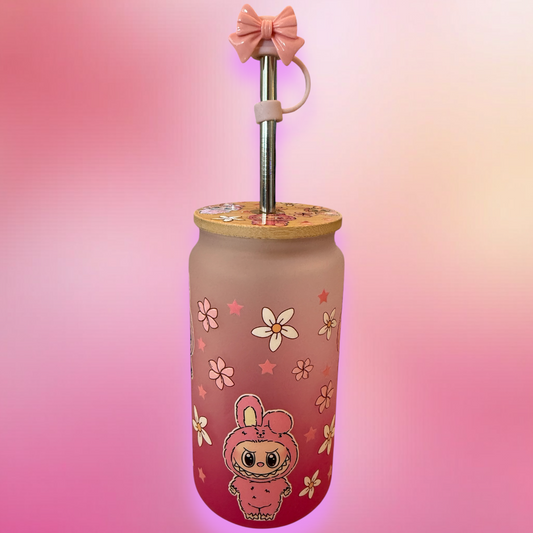 Labubu Glass Tumbler