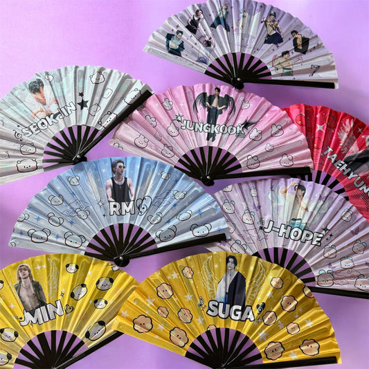 BTS Foldable Fan