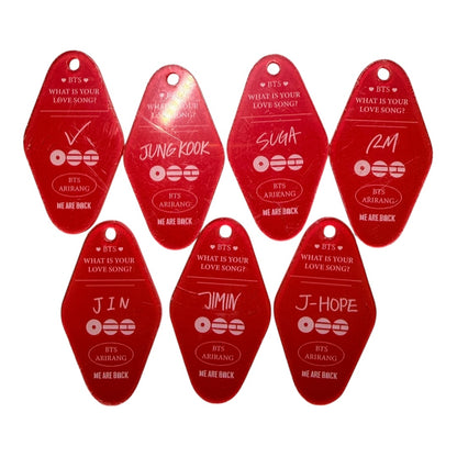 BTS Motel Keychain Pendants