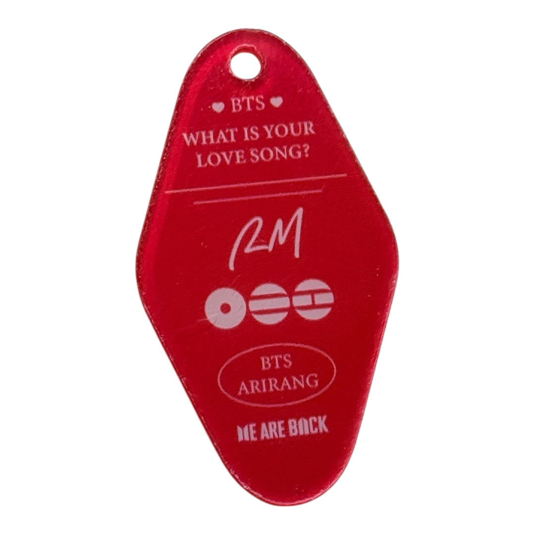BTS Motel Keychain Pendants
