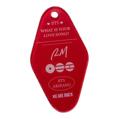BTS Motel Keychain Pendants