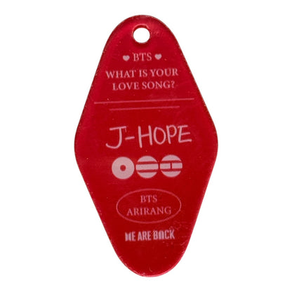 BTS Motel Keychain Pendants