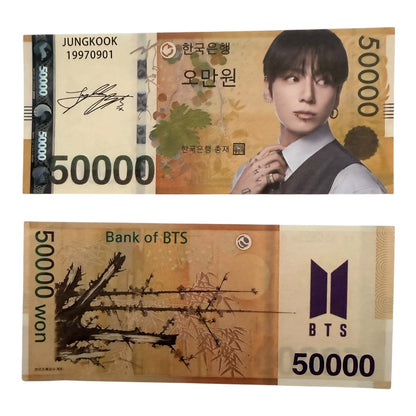 BTS Novelty Money Bills