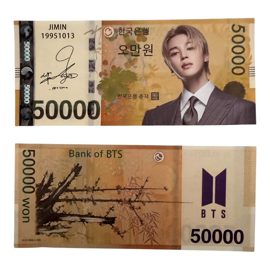 BTS Novelty Money Bills