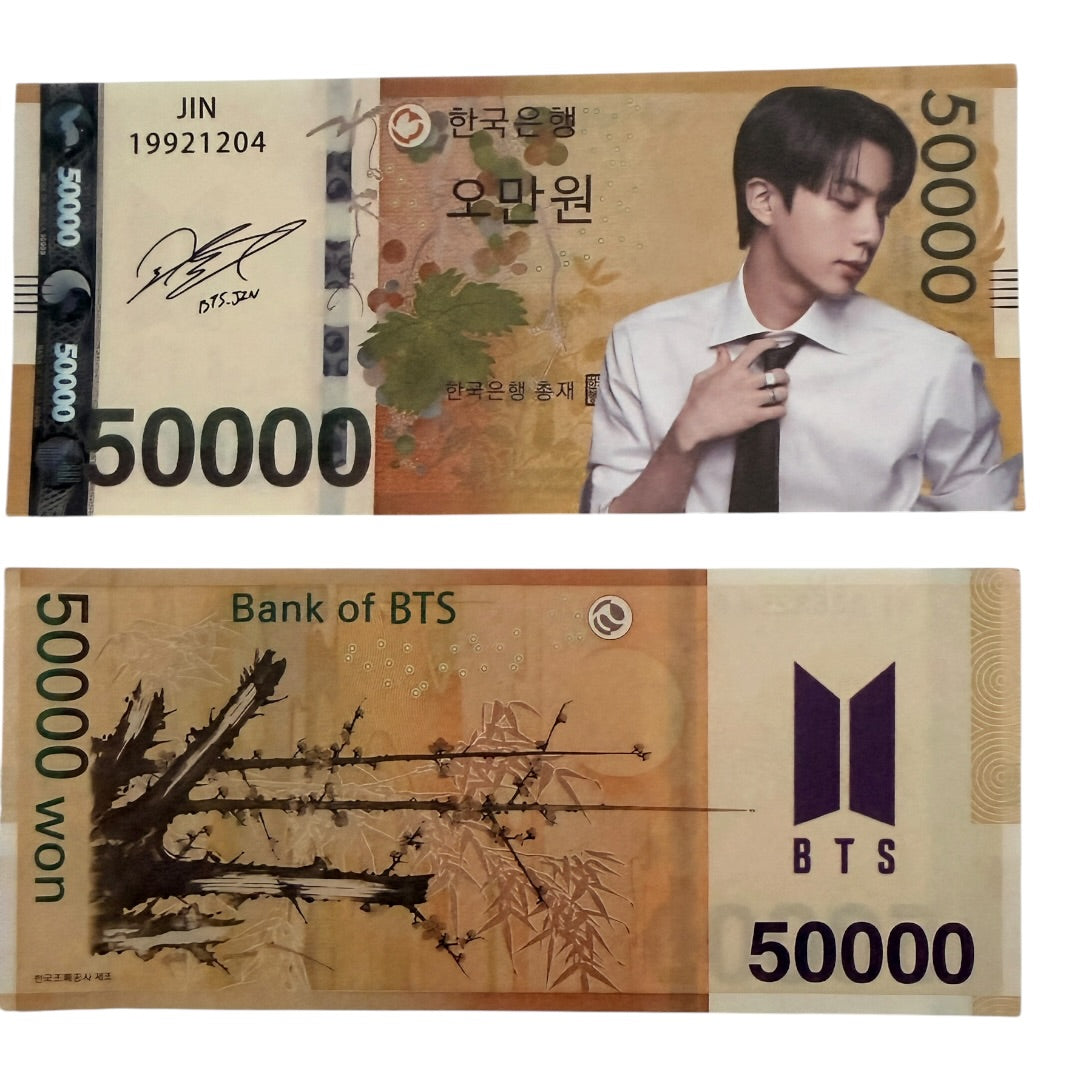 BTS Novelty Money Bills