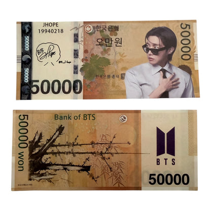 BTS Novelty Money Bills