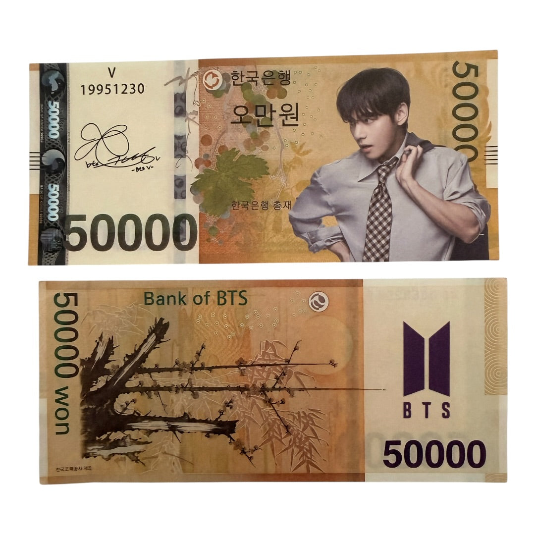 BTS Novelty Money Bills