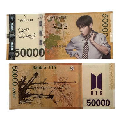 BTS Novelty Money Bills