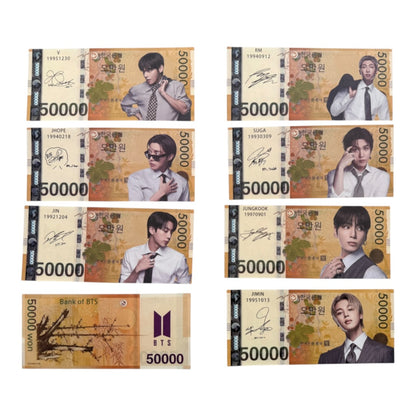 BTS Novelty Money Bills