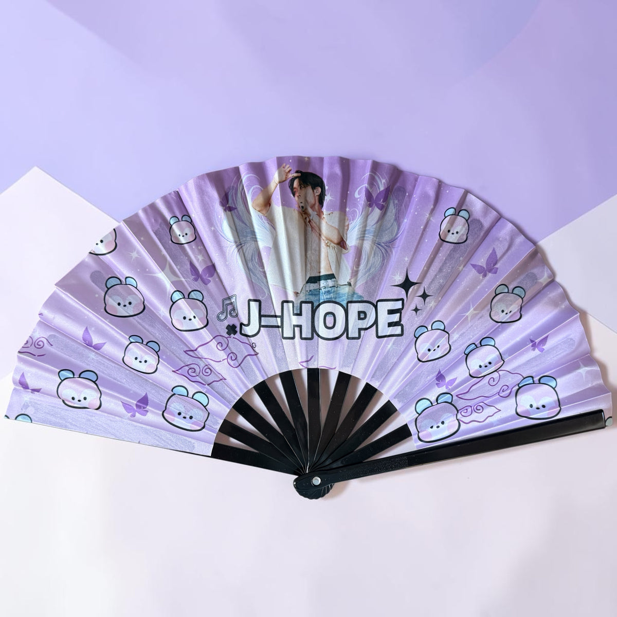 BTS Foldable Fan