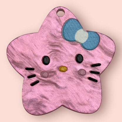 Kitty and Friends Acrylic Pendants