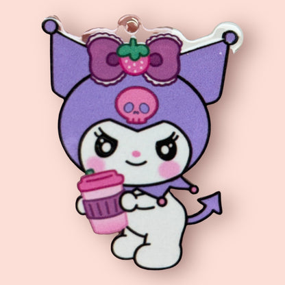 Kitty and Friends Acrylic Pendants
