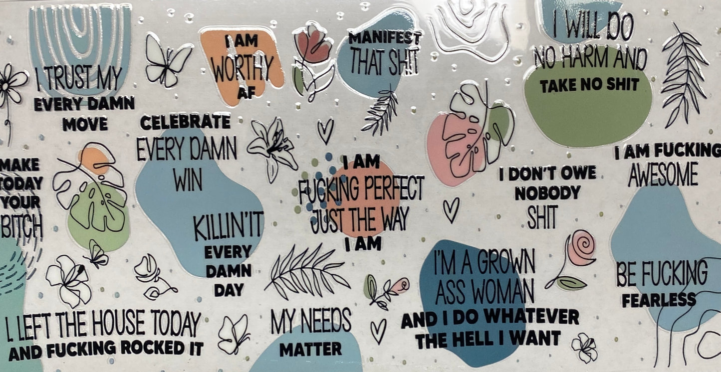 Bad Words Cup Wraps