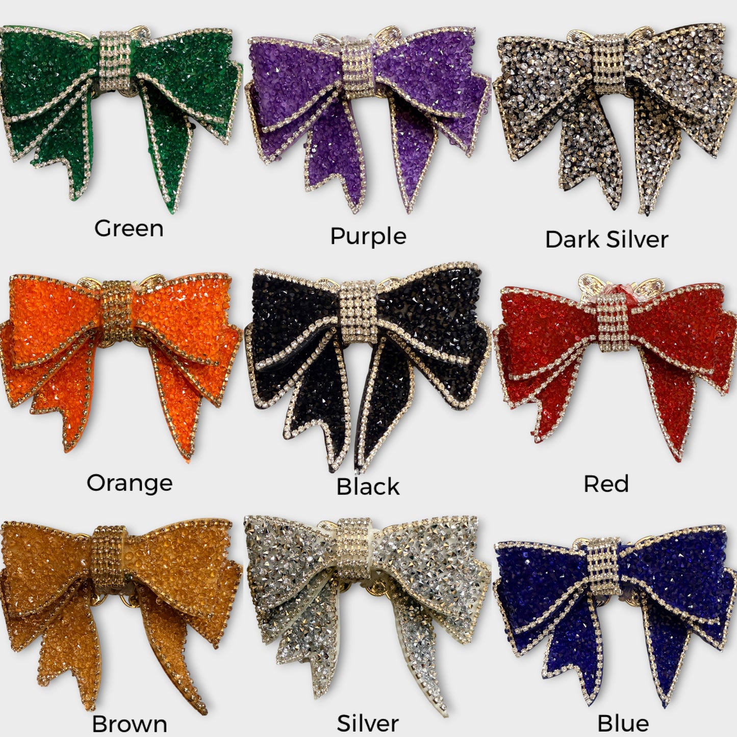 Rhinestone Bow Bead