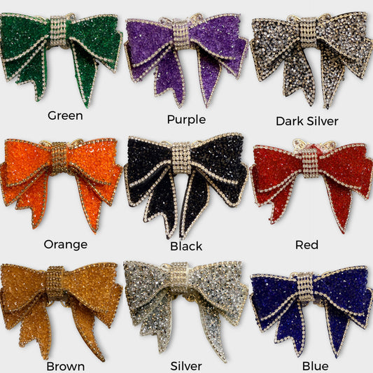 Rhinestone Bow Bead