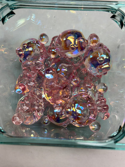 Skull Panda Shaped Beads (Pink)