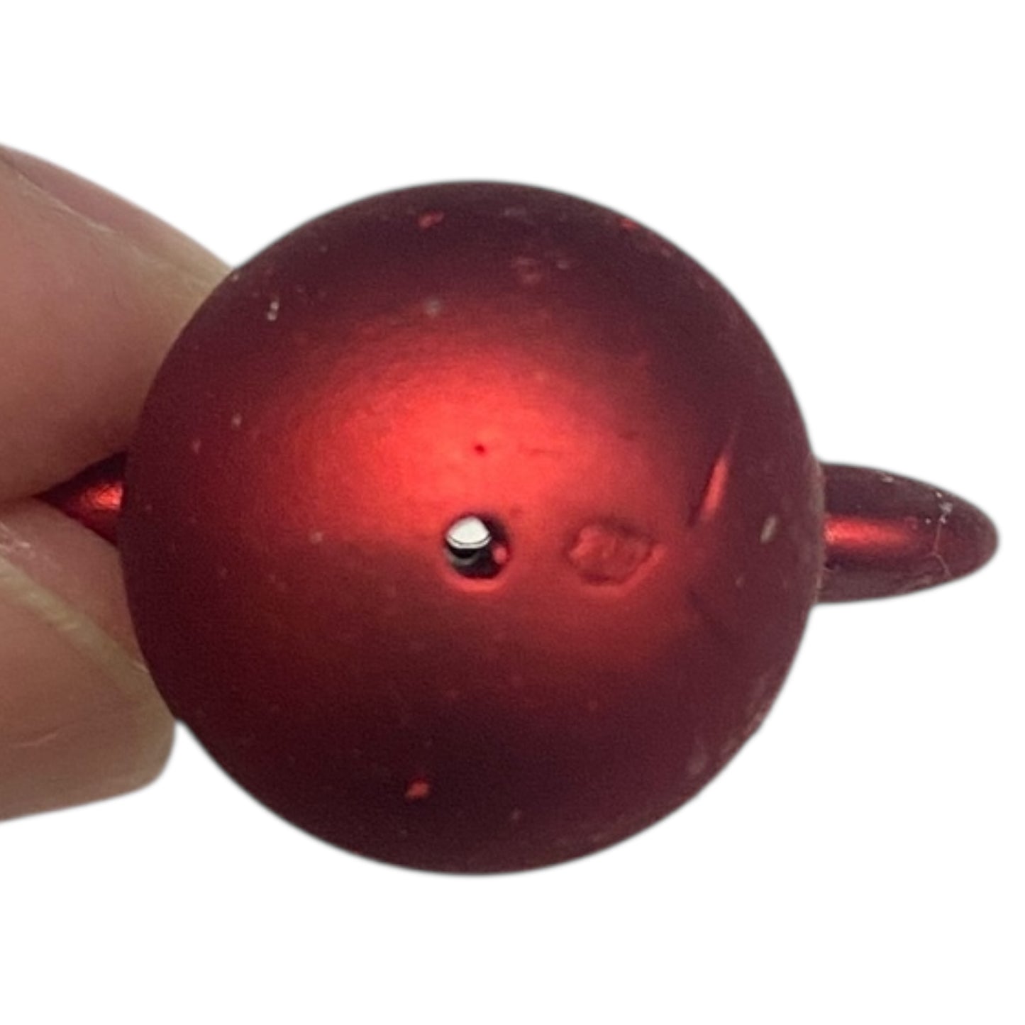 Mouse Ear Shaped Beads (Red)