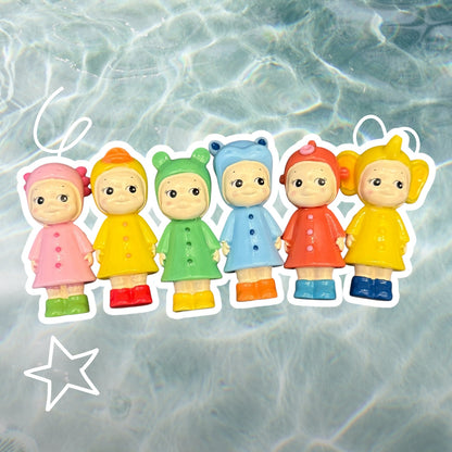 Angel Raincoat Mini Figurines