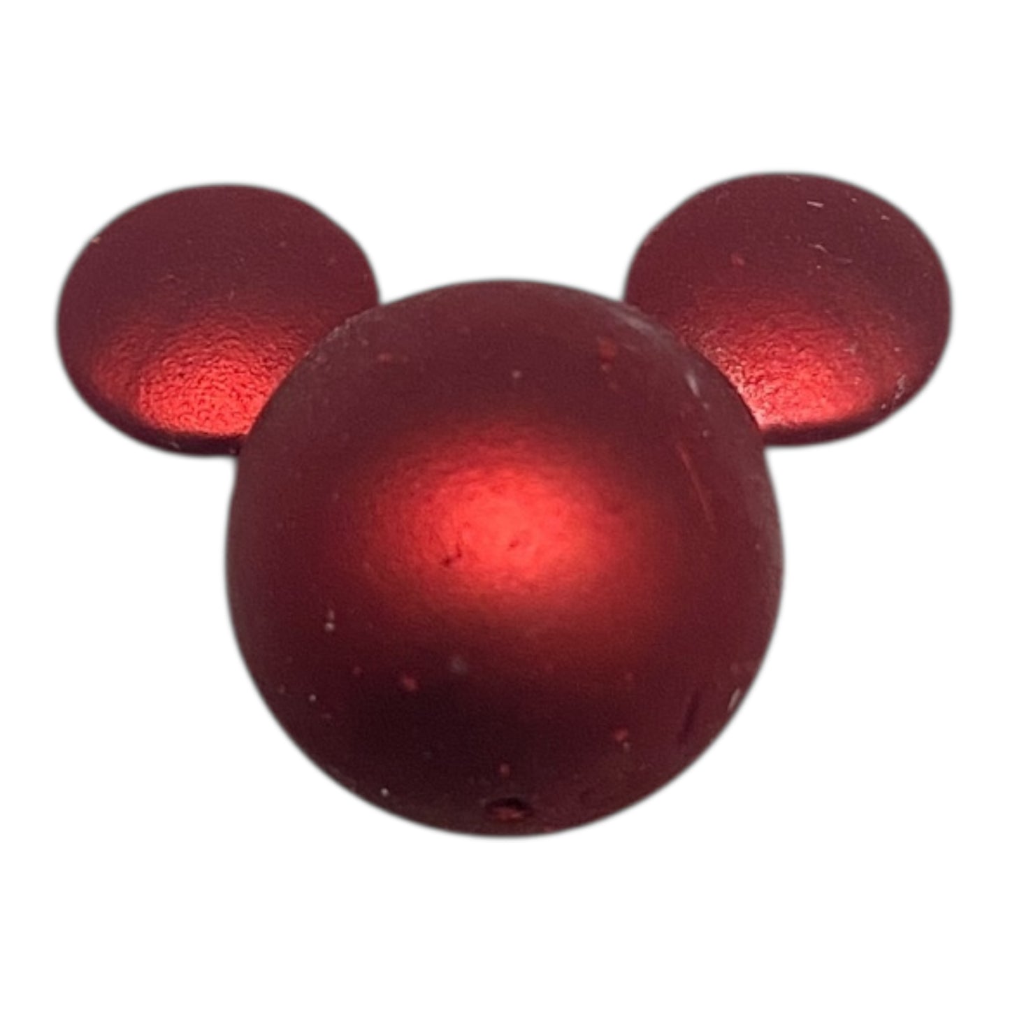 Mouse Ear Shaped Beads (Red)